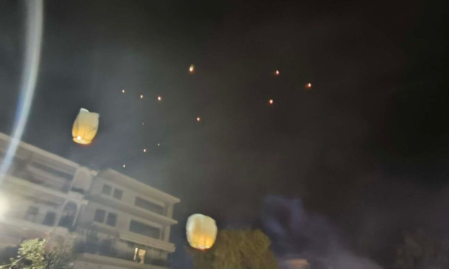 Με 200 φαναράκια φωτίστηκε ο ουρανός του Αγρινίου για την Ηρωική Έξοδο του Μεσολογγίου