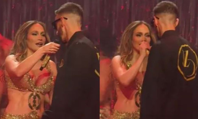 Η επική αντίδραση της Τζένιφερ Λόπεζ με θαυμαστή της που αποκάλυψε πώς τον λένε «Μπεν» - Βίντεο