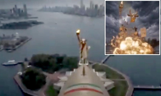 Ιράν: Βίντεο ΑΙ δείχνει πυραυλική επίθεση στο... Άγαλμα της Ελευθερίας