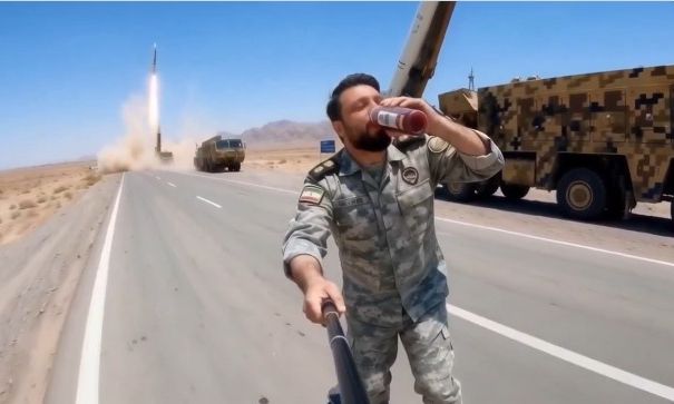 «Πιες χυμό ροδιού για να χτυπήσεις το Τελ Αβίβ με μεγαλύτερη ακρίβεια» - Nέα AI ανάρτηση του Ιράν