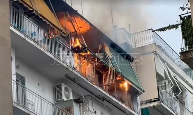 Φωτιά στου Γκύζη: «Μια φιάλη είχε εκτιναχθεί, άνοιξε τρύπα στο δικό μας υπνοδωμάτιο», λέει μάρτυρας