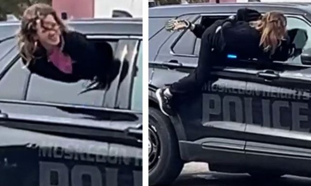 Απίστευτη απόδραση στο Μίσιγκαν - Kρατούμενη δραπετεύει από το μισάνοιχτο παράθυρο περιπολικού