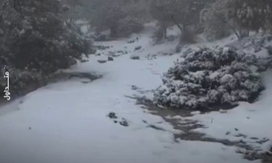 Κακοκαιρία «Erminio»: Χιόνισε σε Αλγερία και Τυνησία