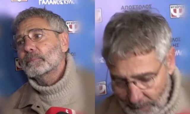 Αποχώρησε ενοχλημένος ο Θοδωρής Αθερίδης έπειτα από ερώτηση για την προσωπική του ζωή