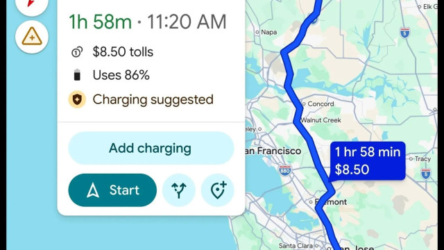 Το Google Maps με νέες λειτουργίες για τον προγραμματισμό φόρτισης των ηλεκτρικών
