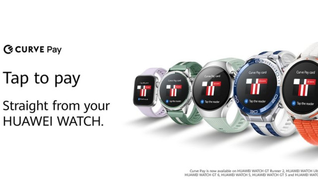 Η Huawei φέρνει ανέπαφες πληρωμές στα Smartwatches της με το Curve Pay