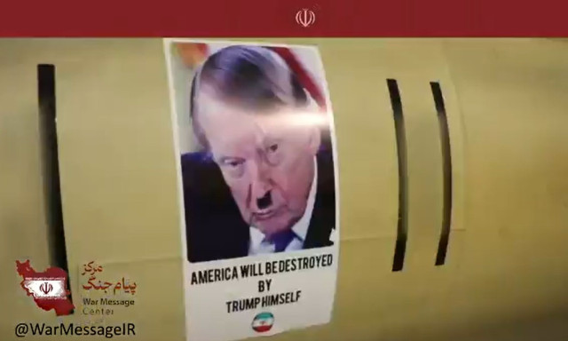 Το Ιράν εμφανίζει τον Τραμπ σαν καρικατούρα του Χίτλερ: «Η Αμερική θα καταστραφεί από αυτόν»