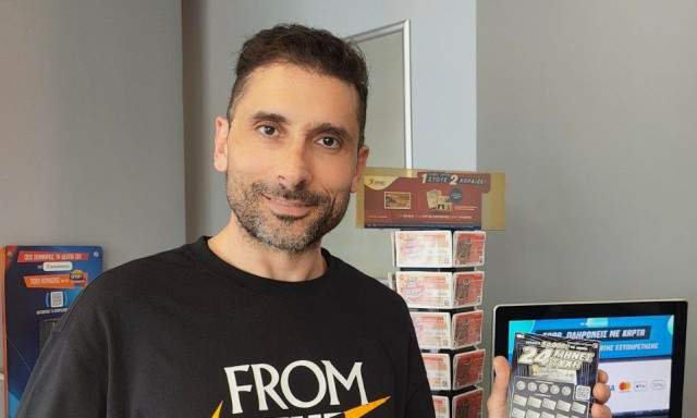 ΣΚΡΑΤΣ: Μεγάλος νικητής σε κατάστημα Allwyn της Πάτρας - Θα λαμβάνει 50.000 ευρώ κάθε μήνα