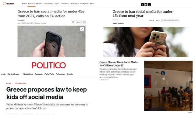 Απαγόρευση social media κάτω των 15 ετών: Reuters, Bloomberg και όλα τα μεγάλα ΜΜΕ μεταδίδουν το νέο