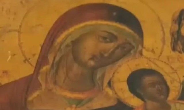 Επέστρεψε στην Κρήτη μια σπάνια εικόνα της Παναγίας από τον 18ο αιώνα