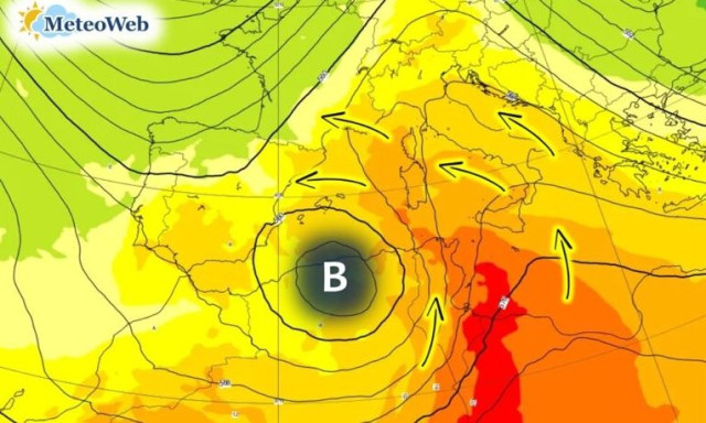 Καιρός: Αφρομεσογειακός κυκλώνας από την Αλγερία στην Μεσόγειο - Πότε και πώς επηρεάζει την Ελλάδα