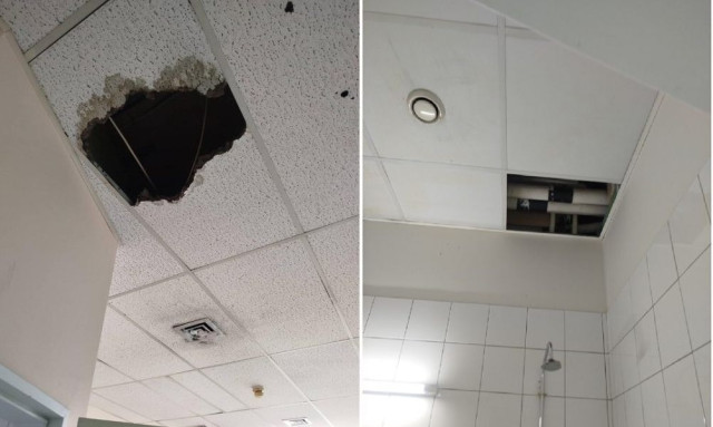 Θριάσιο: Έπεσε τμήμα οροφής σε θάλαμο ασθενών στην ψυχιατρική κλινική του νοσοκομείου