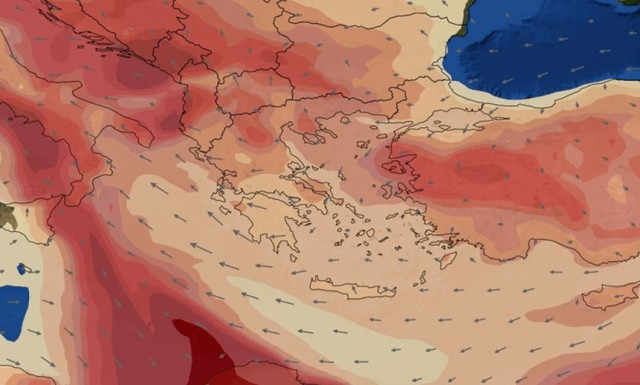 Αφρικανική σκόνη καλύπτει τη χώρα: Από αύριο Τετάρτη έως και Παρασκευή οι υψηλότερες συγκεντρώσεις