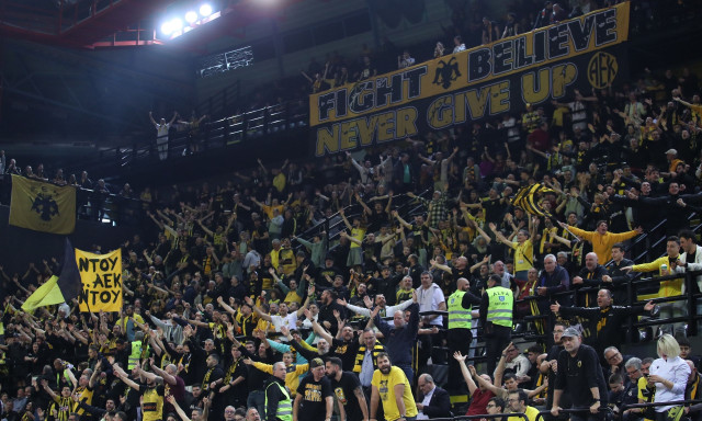 ΑΕΚ – Μπανταλόνα: «Ηφαίστειο» η SUNEL Arena | Τρομερή ατμόσφαιρα από 9.000 οπαδούς (βίντεο)