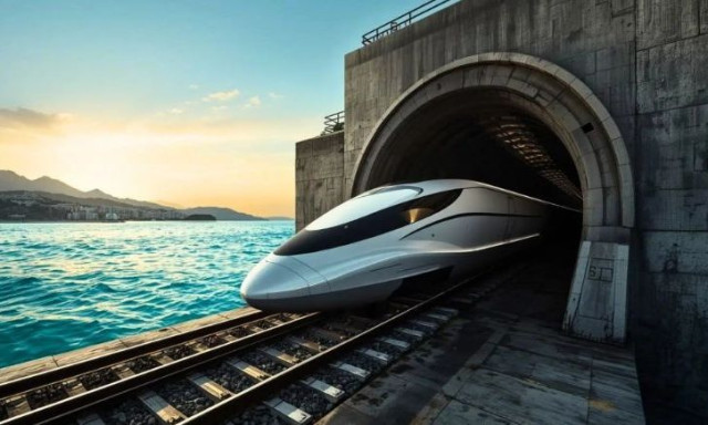 Γιγαντιαία σήραγγα 120 χλμ. σχεδιάζεται για υποθαλάσσιο τρένο υψηλής ταχύτητας