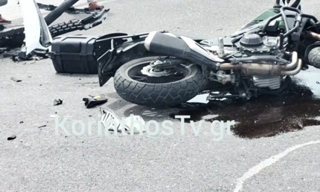 Τροχαίο δυστύχημα στην Κόρινθο: Νεκρός 68χρονος μοτοσικλετιστής έπειτα από σύγκρουση με Ι.Χ