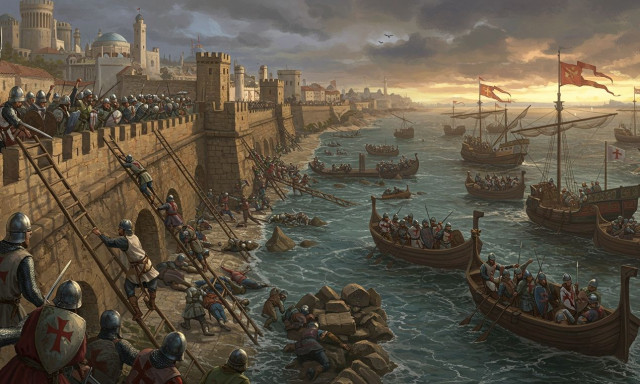 Τα εγκλήματα Ενετών και Σταυροφόρων κατά την άλωση της Κωνσταντινούπολης τον Απρίλιο του 1204