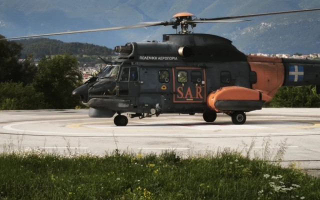 Ιωάννινα: Εντυπωσιακή διάσωση τραυματία με Super Puma στο Φαράγγι Του Βίκου