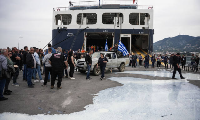 Μυτιλήνη: Έληξε η κινητοποίηση των κτηνοτρόφων στο λιμάνι