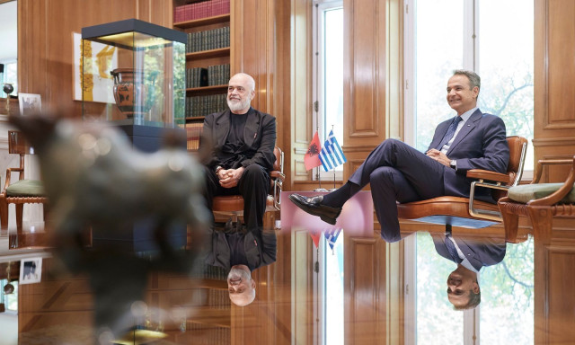 Συνάντηση Μητσοτάκη-Ράμα: «Ευκαιρία να επιλύσουμε τα εκκρεμή ζητήματα μας»