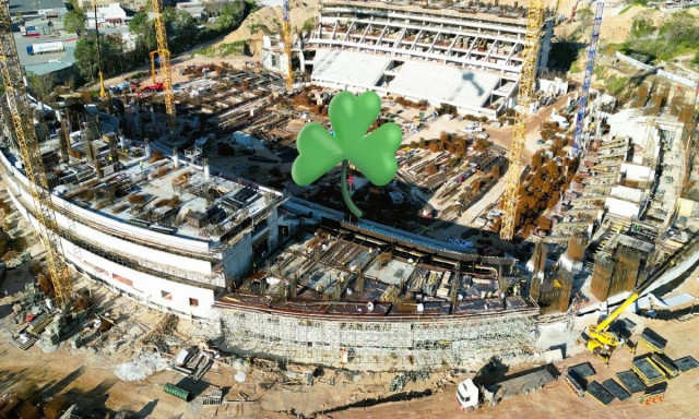 Δείτε βίντεο: Το γήπεδο του Παναθηναϊκού… ψηλώνει – Εντυπωσιακά πλάνα από τον Βοτανικό