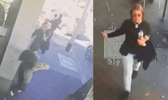 Η στιγμή που περαστική διασταυρώνεται με σερβιτόρα - Της έσπασε δόντι με τον δίσκο