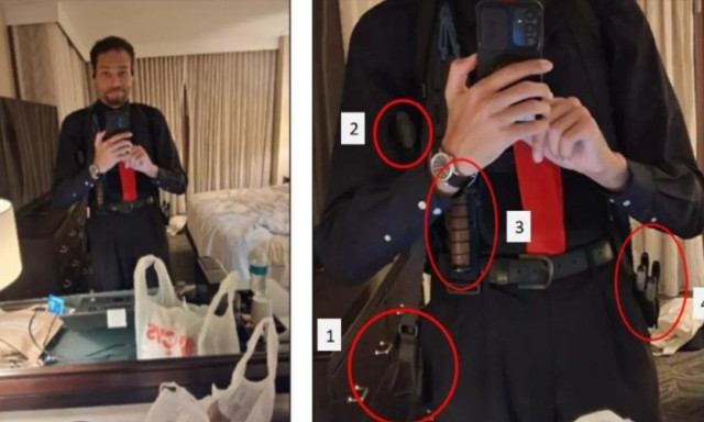 Η selfie του Κόουλ Άλεν με όπλα στο δωμάτιο του ξενοδοχείου πριν την απόπειρα δολοφονίας του Τραμπ