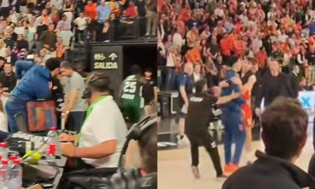 Ισαάκ Νογκές: Με διπλή αναίτια επίθεση τίναξε το Βαλένθια-Παναθηναϊκός στον αέρα - Δείτε βίντεο