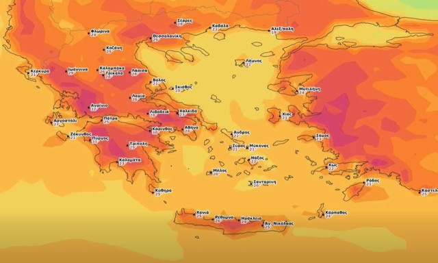 Καιρός: Η Βόρεια Αφρική «στέλνει» ζέστη στην Ελλάδα - Έρχονται τα πρώτα 30άρια
