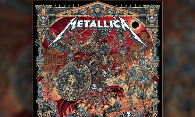 Metallica: Η εκπληκτική επετειακή αφίσα για τη συναυλία στην Αθήνα με αρχαίους Έλληνες πολεμιστές