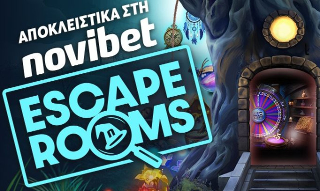 Δεν ξεφεύγεις από τη διασκέδαση με τα Escape Rooms της Novibet!