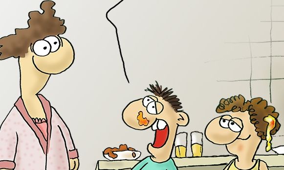 Γιορτή της Μητέρας: Ο Αρκάς το γιορτάζει με ξεχωριστό σκίτσο - Τα παιδιά... ετοίμασαν πρωινό
