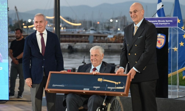 Νίκος Δένδιας: Στην τελετή παράδοσης του υποβρυχίου «ΠΡΩΤΕΥΣ» S113, ως μουσείου