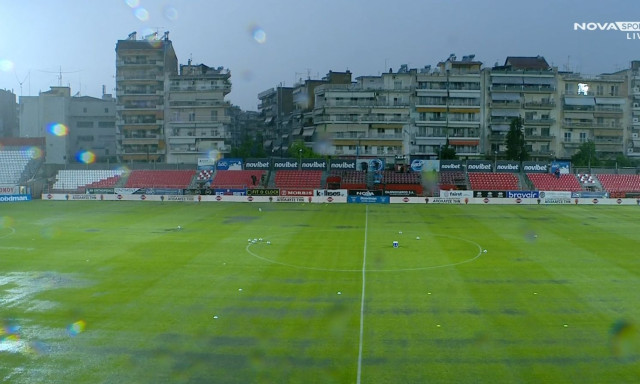 Πανσερραϊκός - Παναιτωλικός: Οριστική αναβολή λόγω χαλαζόπτωσης!