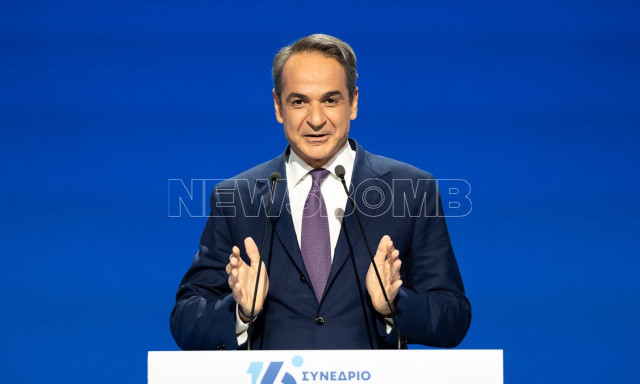Μητσοτάκης σε συνέδριο ΝΔ: «Η 3η εκλογική νίκη είναι εθνική ανάγκη, για να μη βιώσουμε ακυβερνησία»
