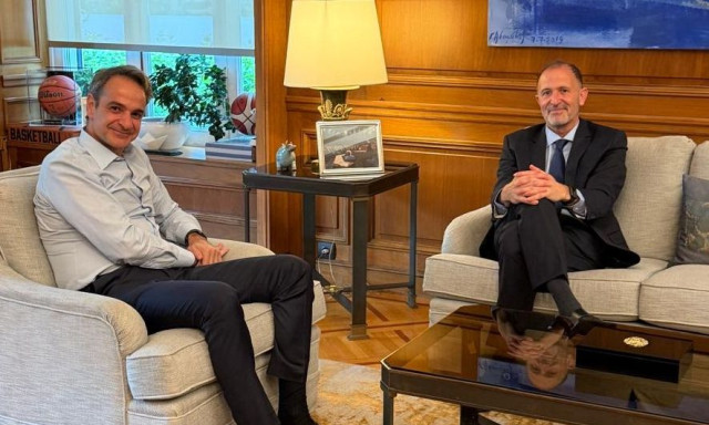 Συνάντηση Μητσοτάκη με τον CEO της Euroleague ενόψει FINAL 4: Να αναδείξουμε τη φιλοξενία της Αθήνας