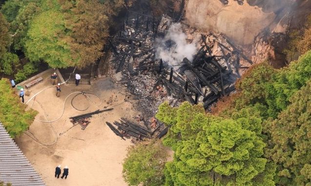 Κάηκε ιστορικός βουδιστικός ναός στην Ιαπωνία - Στεγάζει την «αιώνια φλόγα» που καίει 1.200 χρόνια
