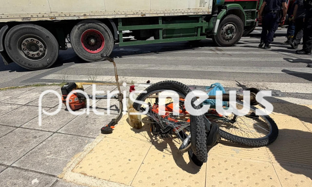 Τραγωδία στον Πύργο: Νεκρός 55χρονος ποδηλάτης που παρασύρθηκε από φορτηγό