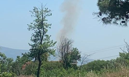 Φωτιά τώρα στο Κρυονέρι Αττικής