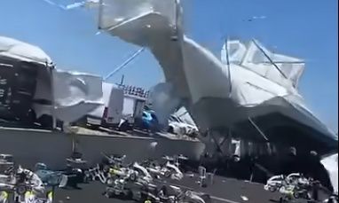 Χαλκιδική: Ανεμοστρόβιλος παρέσυρε τα πάντα σε πίστα καρτ στο Λάκκωμα – Βίντεο