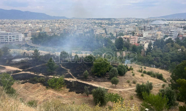 Τέθηκε υπό έλεγχο η φωτιά κοντά στο Άλσος Βεΐκου - Φωτογραφίες και βίντεο