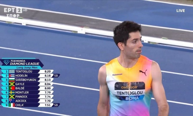 Diamond League: Δεύτερος στη Ρώμη ο Τεντόγλου, νικητής στο τελευταίο άλμα ο Σαραμπογιούκοβ