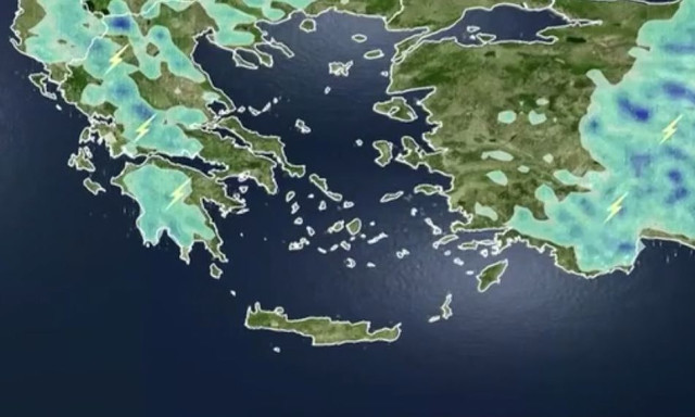 Καιρός: Έρχεται ψυχρή μάζα με καταιγίδες - Οι περιοχές που θα επηρεαστούν τις επόμενες ώρες
