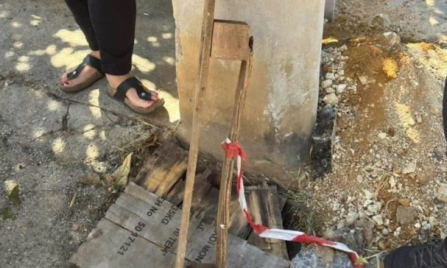 Μητέρα έπεσε σε βαθιά τρύπα έξω από νηπιαγωγείο στο Ρέθυμνο