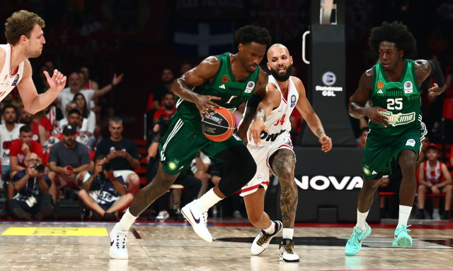 Ώρα τίτλου 18:00: Το απόγευμα το Game 5 των τελικών της GBL, Ολυμπιακός – Παναθηναϊκός AKTOR