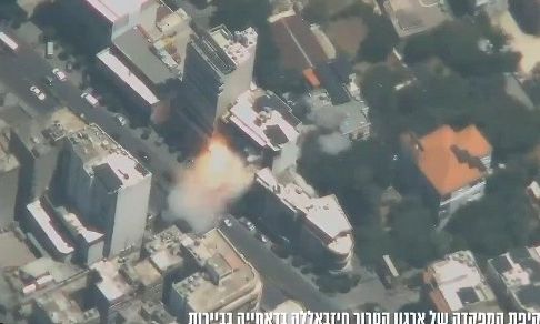 Το Ισραήλ βομβάρδισε κέντρο διοίκησης της Χεζμπολάχ στη Βηρυτό σε αντίποινα 
