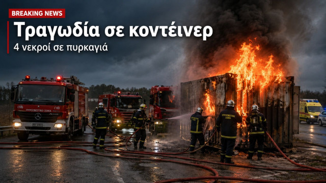 Κόνιτσα: Νεκρά τέσσερα αδέλφια - Απανθρακώθηκαν μέσα σε κοντέινερ