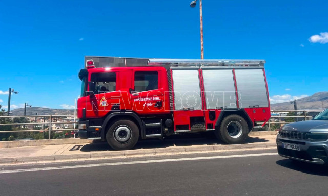 Φωτιά σε διάζωμα στη Λεωφόρο Κηφισού - Προβλήματα στην κυκλοφορία των οχημάτων