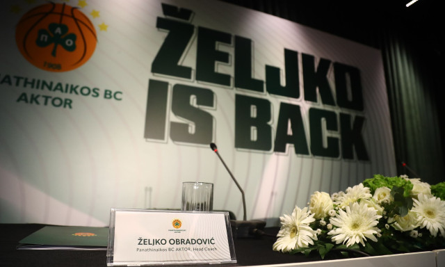 Live Blog - The King Is Back: Η επίσημη παρουσίαση του Ζέλικο Ομπράντοβιτς από τον Παναθηναϊκό AKTOR