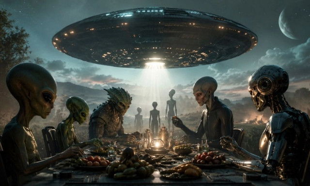 Θερμιδομετρητής για UFO: Τι θα έτρωγαν οι εξωγήινοι αν έρχονταν στη Γη;